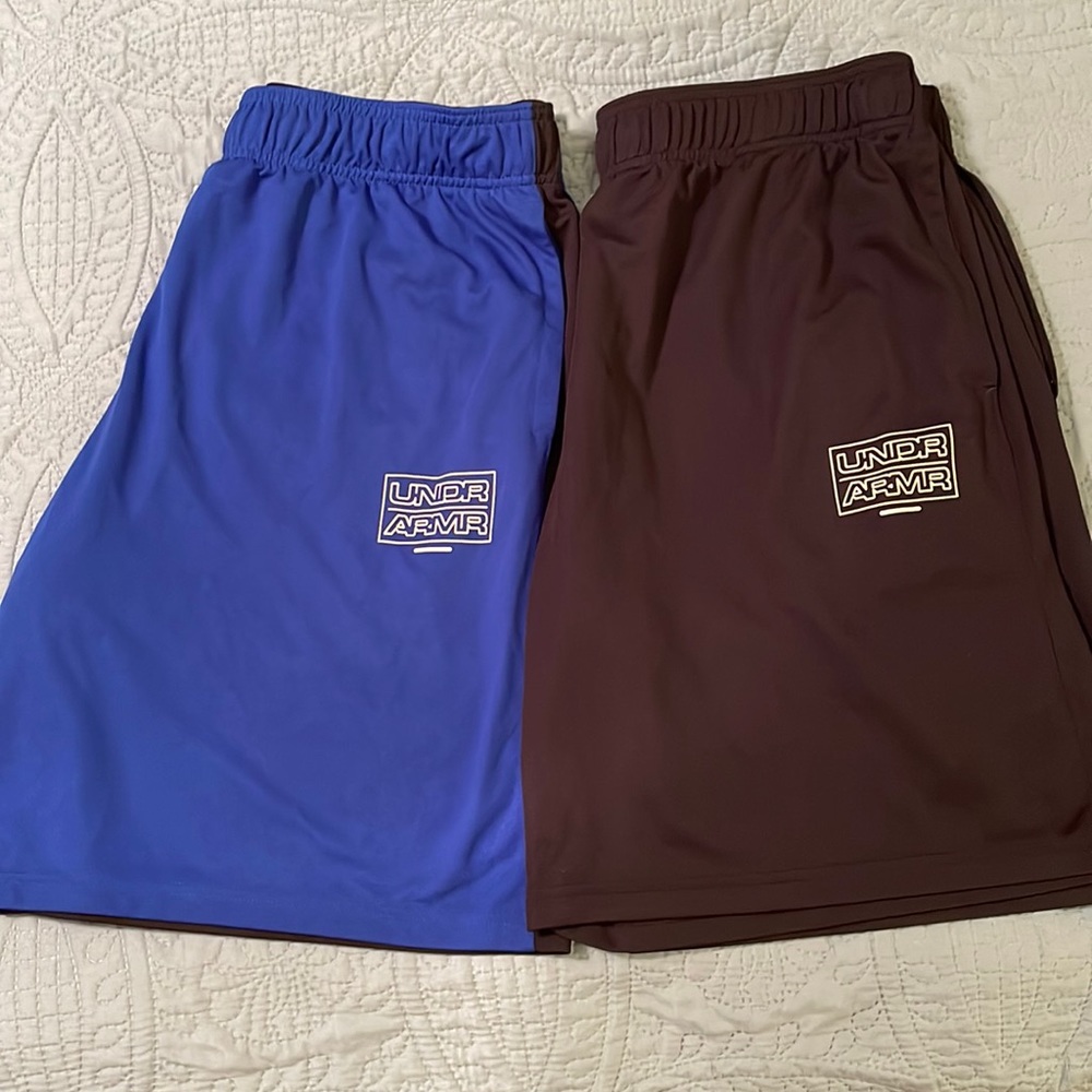 Lot of 2 men’s Under Armour athletic shorts
